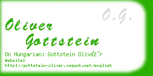 oliver gottstein business card